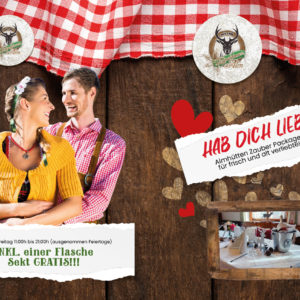„Hab dich lieb“ Almhüttenzauber Paket