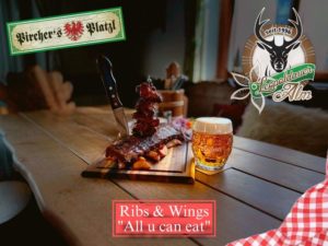 🍖🍗RIBS & WINGS 🍗🍖- All u can eat am FR 13.03.2026 (nur gegen Vorausbezahlung auf unserer Website) von 17:00 bis 21:00 UHR – € 45,00 PRO Person