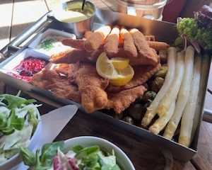 Spargel Platte für 2-3 Personen