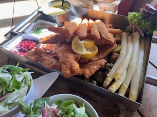 Spargel Platte für 2-3 Personen