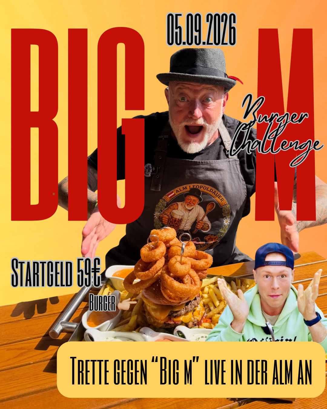 Du betrachtest gerade 🍔“Big M“ Challenge live 🍔 am 05.09.2026