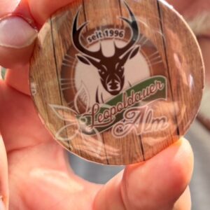 Leopoldauer Alm Fridge Magnet “Logo”