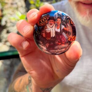 Fridge magnet with bottle opener